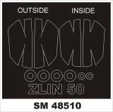 ZLIN Z-50L mask for KP 1:48