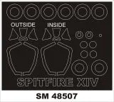 Spitfire FR Mk.XIV mask for Airfix 1:48