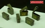 U.S. ammunition boxes cal. 7.62 1:35 U.S. ammunition boxes cal. 7.62 1:35