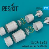 Su-27/ Su-33 exhaust nozzles for ZVEZDA 1:72 Su-27/ Su-33 exhaust nozzles for ZVEZDA 1:72