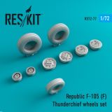 F-105F Thunderchief wheels 1:72
