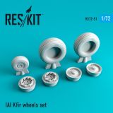 IAI Kfir wheels 1:72 IAI Kfir wheels 1:72