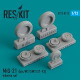 MiG-21 (bis/MT/SMT/21-93) wheels 1:72 MiG-21 (bis/MT/SMT/21-93) wheels 1:72