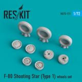 F-80 Shooting Star (Type 1) wheels 1:72 F-80 Shooting Star (Type 1) wheels 1:72