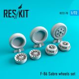 F-86 Sabre wheels 1:72