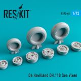 De Havilland DH.110 Sea Vixen wheels 1:72