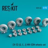 CH-53 (G, E, J) MH-53M wheels 1:72 CH-53 (G, E, J) MH-53M wheels 1:72
