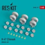 H-47 Chinook wheels 1:48