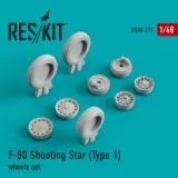 F-80 Shooting Star (Type 1) wheels 1:48