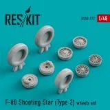 F-80 Shooting Star (Type 2) wheels 1:48