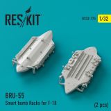 BRU-55 Smart bomb Racks for F-18 1:32 BRU-55 Smart bomb Racks for F-18 1:32
