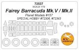 Fairey Barracuda Mk.II/V mask for Special Hobby 1:72