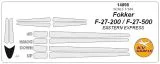 Fokker F-27-200 / F-27-500 mask for Easter Express 1:144