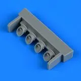 P-38F/G Lightning exhaust 1:48 P-38F/G Lightning exhaust 1:48