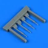 Bf 109G-6 piston rods with undercarriage legs locks 1:48