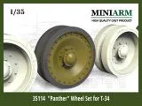 Panther wheel set for T-34 1:35
