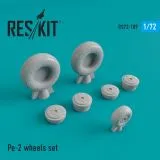 Pe-2 wheels set 1:72 Pe-2 wheels set 1:72