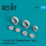 F-16 (A) "Fighting Falcon" wheels set 1:72