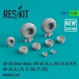UH-60 Black Hawk wheels set 1:35
