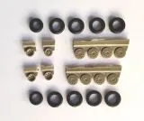 Tu-22 wheels set 1:72 Tu-22 wheels set 1:72