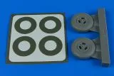 Spitfire Mk.IX wheels (3-spoke) & paint masks 1:32