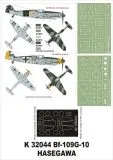 Bf 109G-10 super mask for Hasegawa 1:32 Bf 109G-10 super mask for Hasegawa 1:32