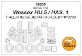 Wessex HU.5 / HAS. 1 mask for Italeri 1:48 Wessex HU.5 / HAS. 1 mask for Italeri 1:48