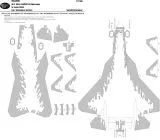 Su-57 Digital Camouflage mask for Zvezda 1:72 Su-57 Digital Camouflage mask for Zvezda 1:72