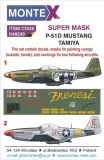 P-51D Mustang super mask for Tamiya 1:48