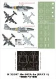 Me 262A-1a super mask für Trumpeter 1:32