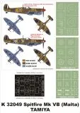 Spitfire Mk.Vb (Malta) super mask for Hasegawa 1:32
