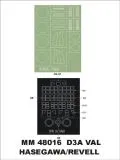 D3A Val maxi mask for Hasegawa 1:48