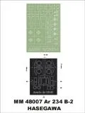 Arado Ar 234B-2 maxi mask for Hasegawa 1:48
