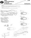 F-101A Voodoo ADVANCED mask for Valom 1:72