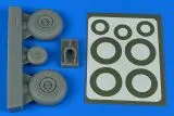 Do 217N wheels & paint masks - early B 1:48