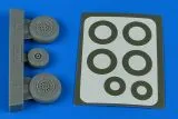 L-39ZO Wheels & paint masks late A 1:48