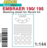 Embraer 190/ 195 Mask for Revell 1:144