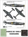 Bf 109G-6 super mask for Hasegawa 1:48 Bf 109G-6 super mask for Hasegawa 1:48