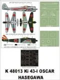 Ki-43 I Oscar super mask for Hasegawa 1:48