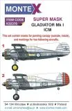Gladiator Mk.I super mask for ICM Part.2 1:32 Gladiator Mk.I super mask for ICM Part.2 1:32
