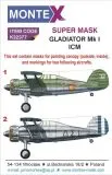 Gladiator Mk.I super mask for ICM Part.1 1:32