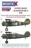 Gladiator Mk.II super mask for ICM 1:32 Gladiator Mk.II super mask for ICM 1:32