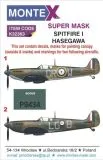 Spitfire Mk.I super mask for Hasegawa 1:32