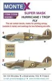 Hurricane Mk.I Trop super mask for Fly 1:32 Hurricane Mk.I Trop super mask for Fly 1:32