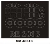 Reggiane 2005 mask for Swort 1:48