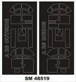 A-26 Invader mask for ICM 1:48