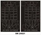 Ju 87B mask for Trumpeter 1:24 Ju 87B mask for Trumpeter 1:24
