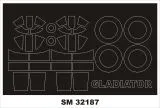 Gladiator Mk.I/II mask for ICM 1:32