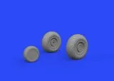 B-25 wheels (Hasegawa) 1:72