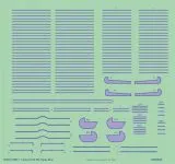 Fokker D. VII rib tapes blue 1:72